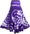 61 SKT Circular Printed Soft Cotton Convertible Lined Tie Dye Gypsy Skirt Dress - Agan Traders, Purple