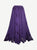 711 SK Agan Traders Gypsy Medieval Renaissance Skirt - Agan Traders, Purple