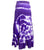 61 SKT Circular Printed Soft Cotton Convertible Lined Tie Dye Gypsy Skirt Dress - Agan Traders, Purple