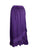 Gypsy Medieval Embroidered Asymmetrical Cross Ruffle Hem Skirt - Agan Traders, Purple
