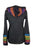51 RJ Bohemian Multi-Colored Razor Hoodie Sweatshirt Rib Jacket - Agan Traders, Red