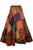 WS 411 Women's Hippie Long Wrap Patch Cotton Boho Renaissance Skirt Maxi - Agan Traders, Rust