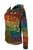 Nepal Bohemian Gypsy Ribbed Knit Cotton Hoodie Jacket - Agan Traders, Multicolor