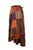 WS 411 Women's Hippie Long Wrap Patch Cotton Boho Renaissance Skirt Maxi - Agan Traders, Rust