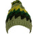 Two Tone Knit Crochet Chaal Hat Small & Medium - Agan Traders, Green Multi