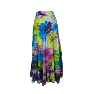 61 SKT Rainbow Soft Cotton Convertible Lined Tie Dye Gypsy Skirt Dress - Agan Traders, Multi 2