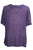 186028 B Vintage Square Neck Sheer Crape Lace Blouse Top - Agan Traders, Purple