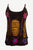 R 131 Agan Traders Rib Cotton Patch Razor Cut Embroidered Yoga Tank Top - Agan Traders, Brown