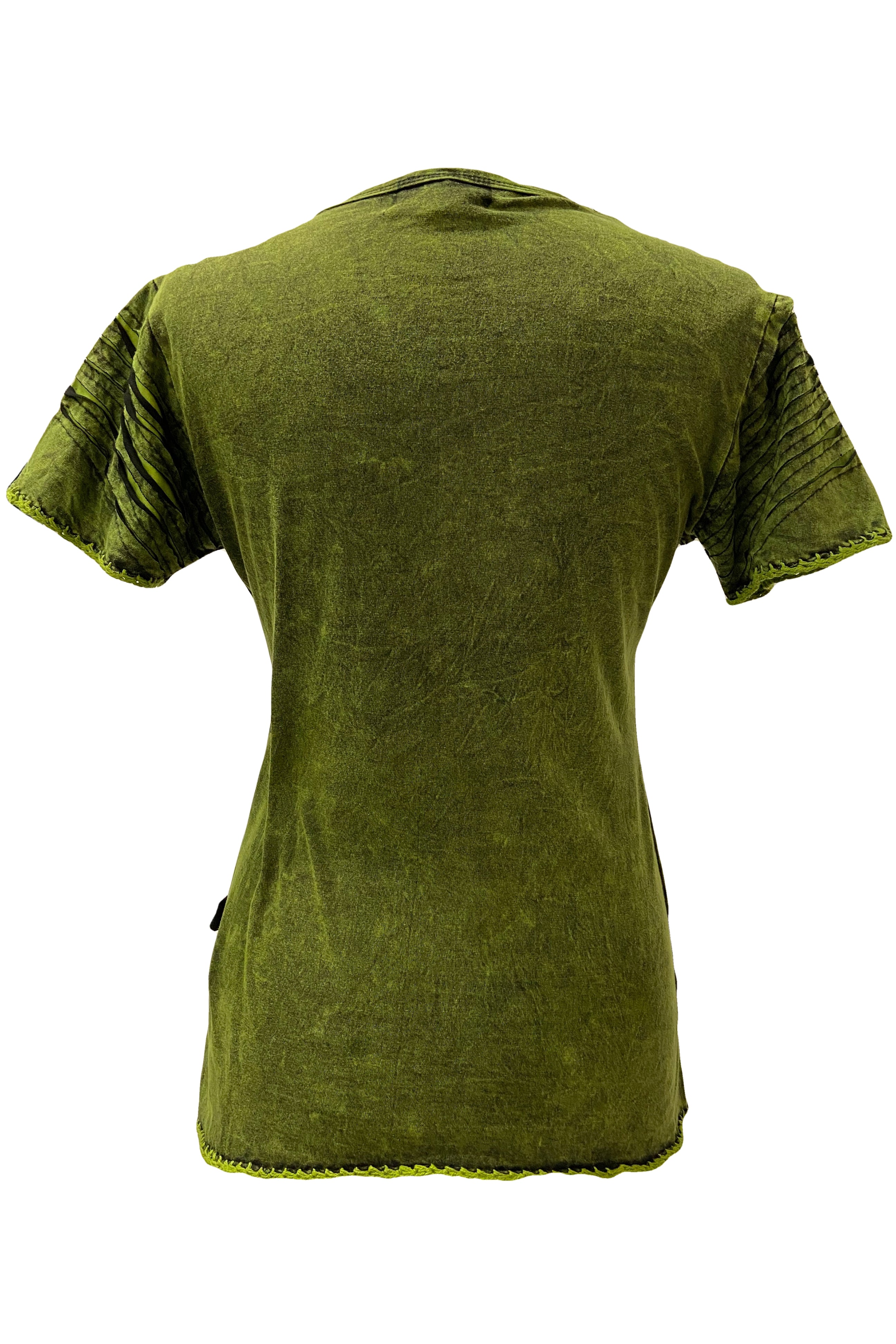 R 133 Boho Chic Gypsy Funky Razor Cut Cap Sleeve Blouse – Agan Traders