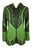 RJ 317 Denim Distressed Bohemian Razor Cut Hoodie Jacket - Agan Traders, Green