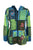 339 RJ Bohemian Knit Cotton Razor Cut Pixie Hoodie Sweatshirts Rib Jacket - Agan Traders, Turquoise