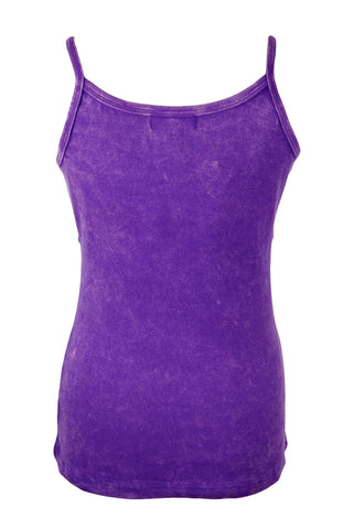 RTK 002 Agan Traders Nepal Hand Crafted Razor Cut Bohemian Tank Camis. - Agan Traders, Purple