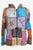 R 303 Agan Traders Rib Cotton Patched Fleece Bohemian Jacket - Agan Traders, Multi