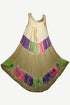 R 35 Rayon Tie Dye Beach Umbrella Long Dress One Size