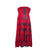 61 SKT Soft Cotton Convertible Lined Tie Dye Gypsy Skirt Dress - Agan Traders, Red Multi