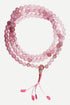 Original 8 mm Rose Quartz Semi-precious Prayer Bead Mala Necklace
