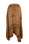 186027 SKT Medieval Embroidered Elastic Waistband Uneven Ruffle Hem Skirt Maxi - Agan Traders, Rust