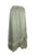 Gypsy Medieval Embroidered Asymmetrical Cross Ruffle Hem Skirt - Agan Traders, Sea Green C
