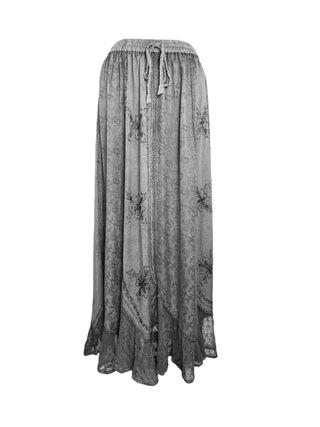 711 SK Agan Traders Gypsy Medieval Renaissance Skirt - Agan Traders,  Silver