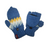 Two Tone Knit Crochet Chaal Folding Glove/Mitten - Agan Traders, 1415 GF Blue