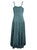 600 DR Rayon Womens Embroidered Long Spaghetti Strap Sexy Summer Sun dress - Agan Traders, Turquoise