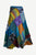 WS 411 Women's Hippie Long Wrap Patch Cotton Boho Renaissance Skirt Maxi - Agan Traders, Turquoise