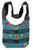 P- 21 Patchwork Rope Cotton Knitted Tie Dye Shoulder Bohemian Bag Purse - Agan Traders, Turquoise Black