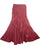 15 WS Women's Rayon Boho Chic Broom Mopping Ruffle Tier Wrap Skirt Maxi - Agan Traders; Burgundy