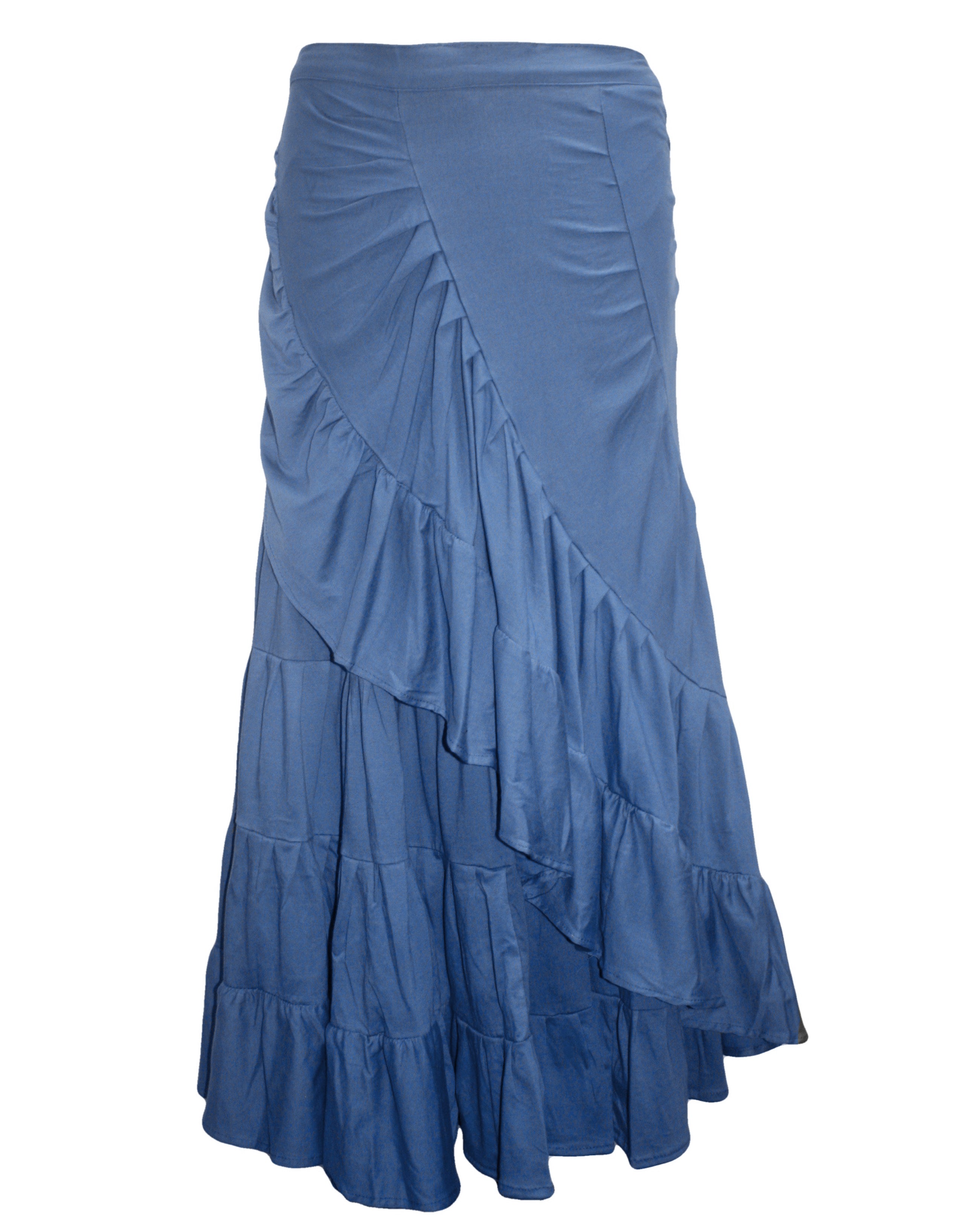 Blue/Multi Wheat Floral Wrap Skirt, WHISTLES
