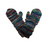 Multi-colored Knit Blended Wool Mismatched 'Folding' Mitten Gloves - Agan Traders, 1417MT 13