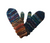 Multi-colored Knit Blended Wool Mismatched 'Folding' Mitten Gloves - Agan Traders, 1417MT 5