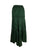 Big Flare Dancing Gypsy Gothic Embroidered Twirl Long Skirt - Agan Traders, H Green