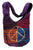 Peace Jogi Cross Shoulder Bohemian Messenger Bag Purse - Agan Traders, Purple Multi