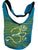 SJ 02 Soft Cotton Om Peace Bohemian Shoulder Messenger Bag Purse - Agan Traders, Lime Multi