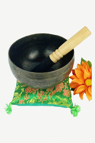 Himalayan Antique Hand Pounded Tibetan Art Healing Chakra Singing Bowl Nepal - Agan Traders, 403 SB Third Eye Chakra